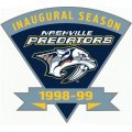 Nashville Predators Anniversary Logo  Light Iron-on Stickers (Heat Transfers)