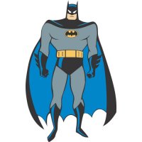 Batman Light Iron On Stickers (Heat Transfers) version 6