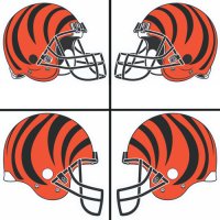 Cincinnati Bengals Helmet Logo  Light Iron-on Stickers (Heat Transfers)