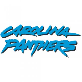 Carolina Panthers Script Logo  Light Iron-on Stickers (Heat Transfers)