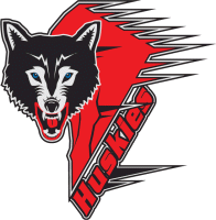 1996 97-2005 06 Rouyn-Noranda Huskies Primary Logo Light Iron-on Stickers (Heat Transfers)