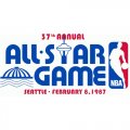 NBA All-Star Game Primary Logo  Light Iron-on Stickers (Heat Transfers)