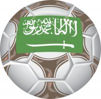 Saudi Arabia Soccer Light Iron-on Stickers (Heat Transfers)