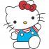 Hello Kitty Light Iron On Stickers (Heat Transfers) version 17