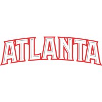 Atlanta Hawks Script Logo  Light Iron-on Stickers (Heat Transfers) version 2