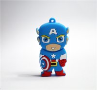 Captain America light-colored apparel iron on stickers 13