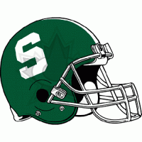 0-Pres Michigan State Spartans Helmet Logo Light Iron-on Stickers (Heat Transfers)