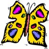 Butterfly Light Iron On Stickers (Heat Transfers) version 2