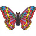 Butterfly Light Iron On Stickers (Heat Transfers) version 24