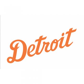 Detroit Tigers Script Logo  Light Iron-on Stickers (Heat Transfers)