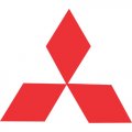 Mitsubishi logo Light Iron On Stickers (Heat Transfers) version 1