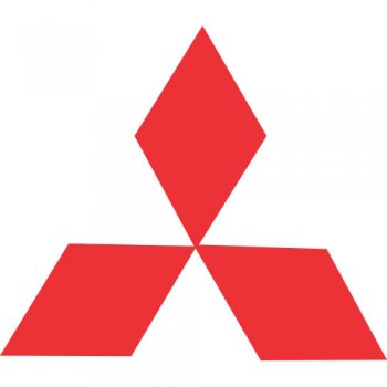 Mitsubishi logo Light Iron On Stickers (Heat Transfers) version 1