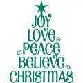 Personalized Christmas Decoration light-colored fabric iron on transfers Decal 8