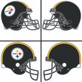 Pittsburgh Steelers Helmet Logo  Light Iron-on Stickers (Heat Transfers)