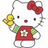 Hello Kitty Light Iron On Stickers (Heat Transfers) version 18