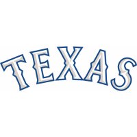 Texas Rangers Script Logo  Light Iron-on Stickers (Heat Transfers) version 2