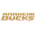 Anaheim Ducks Script Logo  Light Iron-on Stickers (Heat Transfers) version 1