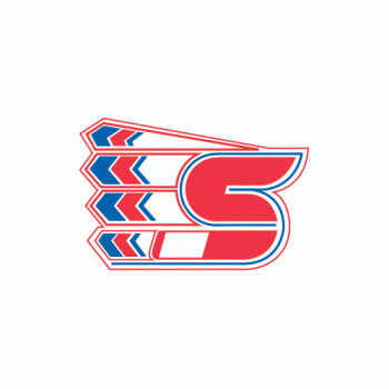 1985 86-2001 02 Spokane Chiefs Primary Logo Light Iron-on Stickers (Heat Transfers)