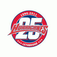 2010 11 Lethbridge Hurricanes Anniversary Logo1 Light Iron-on Stickers (Heat Transfers)