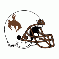 1997-1999 Wyoming Cowboys Helmet Logo Light Iron-on Stickers (Heat Transfers) Paper