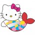 Hello Kitty Light Iron On Stickers (Heat Transfers) version 9