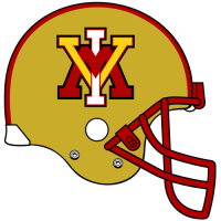 0-Pres VMI Keydets Helmet Logo Light Iron-on Stickers (Heat Transfers)