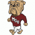 0-Pres Mississippi State Bulldogs Mascot Logo Light Iron-on Stickers (Heat Transfers)