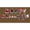 Happy Halloween 2013 Fabric heat transfer