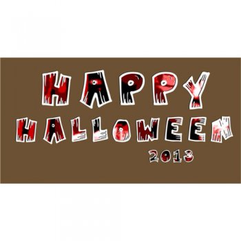 Happy Halloween 2013 Fabric heat transfer