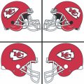 Kansas City Chiefs Helmet Logo  Light Iron-on Stickers (Heat Transfers)