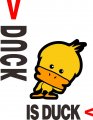 Duck light t shirt iron on transfer