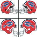 Buffalo Bills Helmet Logo  Light Iron-on Stickers (Heat Transfers)