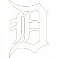 Detroit Tigers Cap Logo  Light Iron-on Stickers (Heat Transfers)