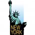 Statue of Liberty Light Iron On Stickers (Heat Transfers) version 1