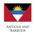 ANTIGUA AND BARBUDA Flags light iron ons