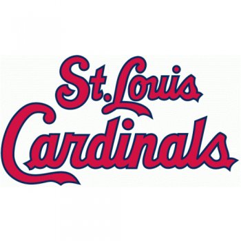 St. Louis Cardinals Script Logo  Light Iron-on Stickers (Heat Transfers) version 2