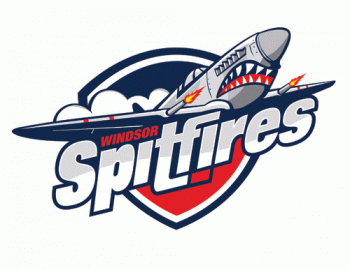 2007 08-Pres Windsor Spitfires Primary Logo Light Iron-on Stickers (Heat Transfers)