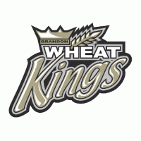 2003 04 Brandon Wheat Kings Primary Logo Light Iron-on Stickers (Heat Transfers)