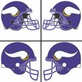 Minnesota Vikings Helmet Logo  Light Iron-on Stickers (Heat Transfers)