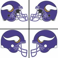 Minnesota Vikings Helmet Logo  Light Iron-on Stickers (Heat Transfers)