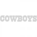 Dallas Cowboys Script Logo  Light Iron-on Stickers (Heat Transfers) version 2