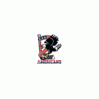 1991 92-1992 93 Tri-City Americans Primary Logo Light Iron-on Stickers (Heat Transfers)