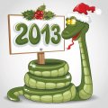 Personalized Christmas Snake light-colored fabric iron on transfers 3