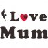 Basketball Light Iron-on Stickers (Heat Transfers) for Mother's Day