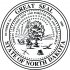 North Dakota Seal Light Iron On Stickers (Heat Transfers)