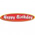 Happy Birthday Light Iron On Stickers (Heat Transfers) version 10