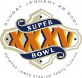 NFL Super Bowl Primary Logo  Light Iron-on Stickers (Heat Transfers)