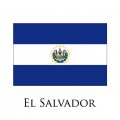 EL SALVADOR Flags light iron ons