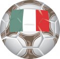 Italy Soccer Light Iron-on Stickers (Heat Transfers)