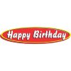 Happy Birthday Light Iron On Stickers (Heat Transfers) version 1